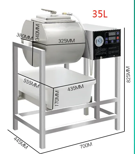 Stainless Steel 35L Commercial KFC Kitchen Vacuum Meat Marinating Machine for Chicken Marination