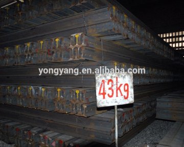 Chinese Standard 43kg/m heavy Steel Rail