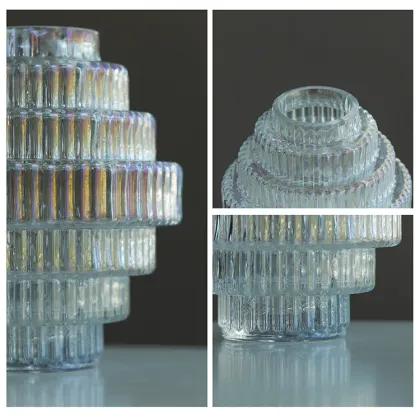 Elegant Unique Glass Vases - Modern Art Decor for Home and Weddings