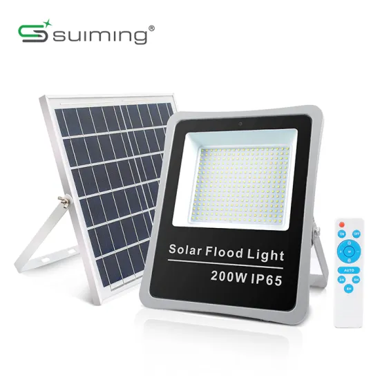 High Lumen IP65 Solar Flood Light with PIR Sensor (100W-300W)