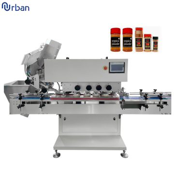 Automatic Powder Jar Capping Machine for 250g and 500g Bottles