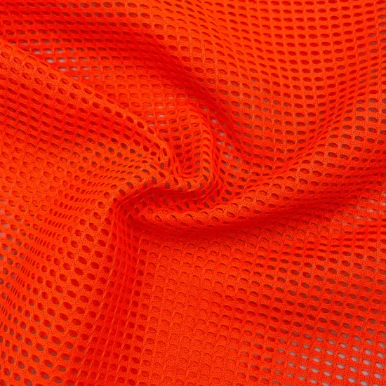 Lightweight Fluorescent 100% Polyester Mesh Fabric