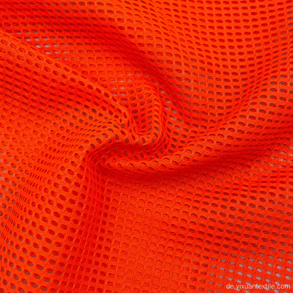 Leicht fluoreszierende 100% Polyester -Mesh -Stoff