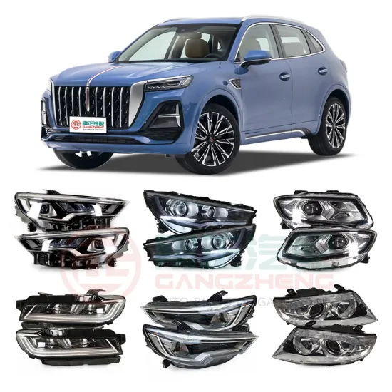Car Front LED Headlights and Headlamp Assembly Parts for Various Hongqi Models