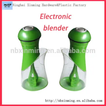 Plastic electronic mixer blender