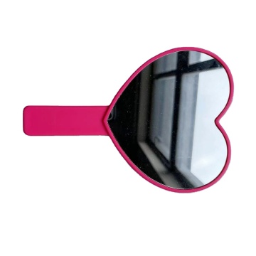 Love-shaped Travel Mirror: Perfect Companion for Women and Girls on-the-go