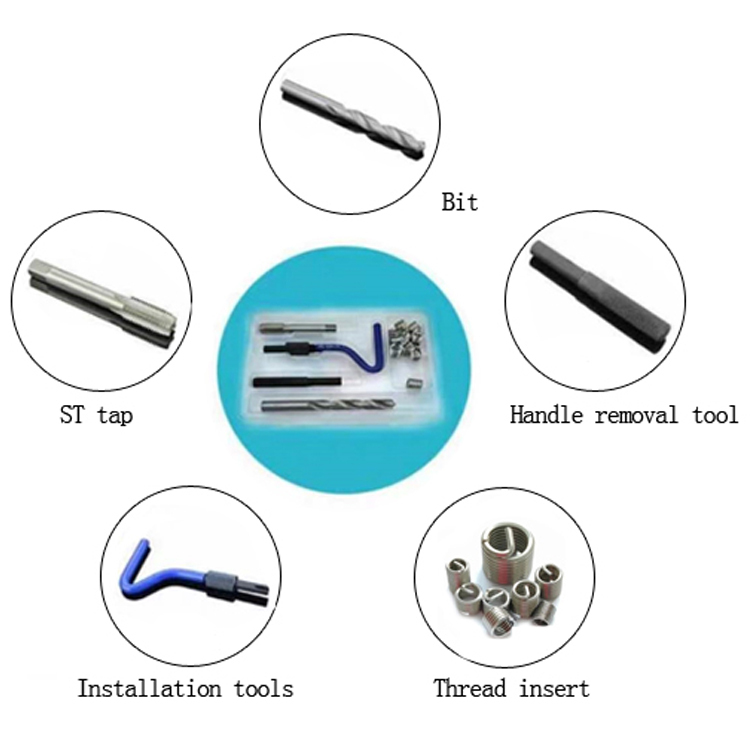 Hot Sale Custom Size Stainless Steel Thread Repair Kit 131 Premium Thread Insert