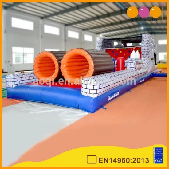 AOQI great attraction fashion outdoor obstacle course equipment/china inflatable obstacle