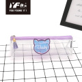 Custom animal word style PVC pencil case