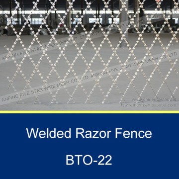 Welded Razor Fence/Concertina Fence/Razor mesh Fence