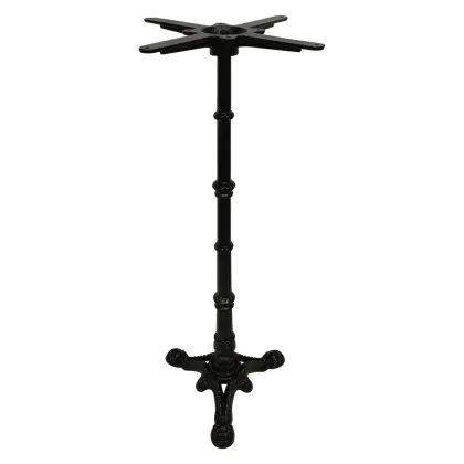 Cast Iron Three Claws with Adjustable Feet Solid Column Bar Table Base