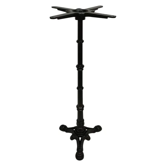 Black Cast Iron Soild Column Height Table Base