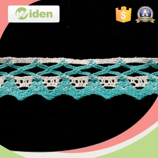 Yiwu new arrival royal blue cotton lace for making ladies top