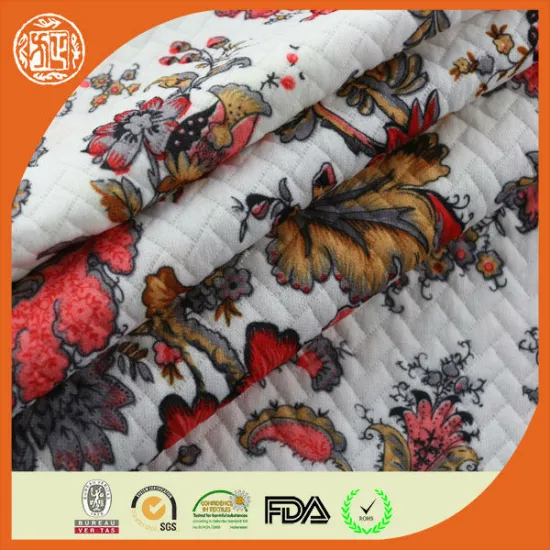 Hot selling Polyester Classical design printed jacquard fabric price per meter