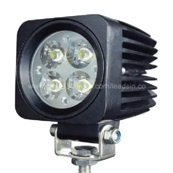 10-30V ATV LED Work Light with PMMA Lens, Aluminum Alloy, 10W, Waterproof IP67