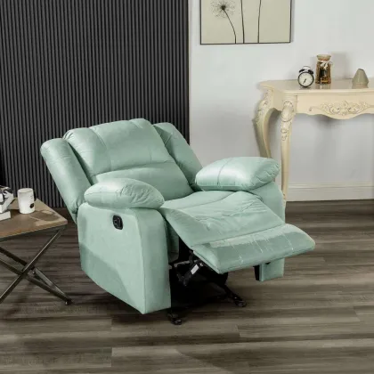 Modern Green Single Recliner Massage Home Cinema Sofa