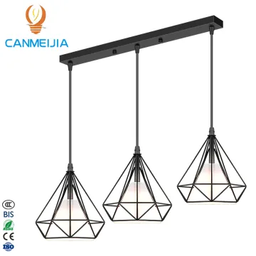 Iron Art Metal Nordic Vintage Hanging Pendant Lamps LED