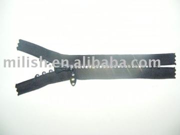 5# Nylon diamond zipper with auto-lock slider MZ-0006