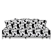 Avtagbar Fabric Convertible Sleeper Futon Soffa