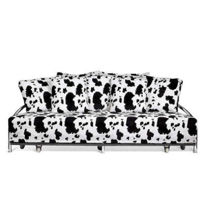 Removable Fabric Convertible Sleeper Futon Sofa Bed