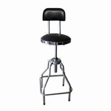 Bar Stool, Durable Chrome-plated Legs