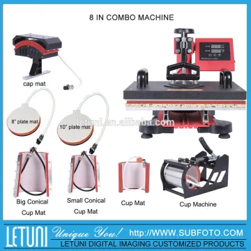 8 in 1 Combo Heat Press Machine