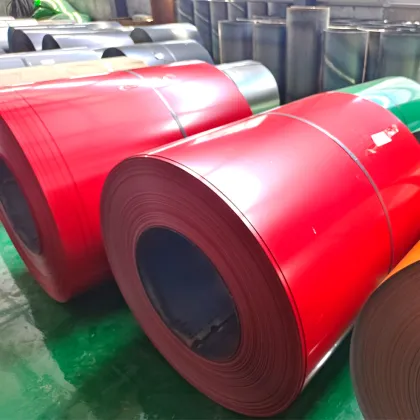 Baowu Steel Group DX51D PPGI Steel Coils - Binzhou Bis Certificate Bright and Matte Finish Black Boxing