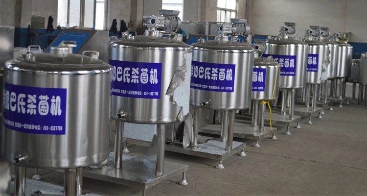 Mini Milk Pasteurizer Tank Machine With Cooling System