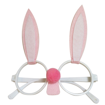 Pink Easter bunny shape sunglasses