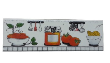 glazed gold surface kitchen ceramic border