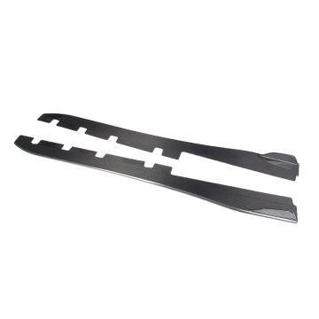 PT Style Dry Carbon Fiber Car Side Skirts for Ferrari F8 - 2019-2021 Carbon Parts
