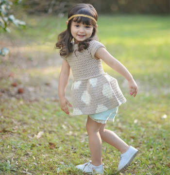 Crochet Sweater Pattern Girls fashion kids clothes