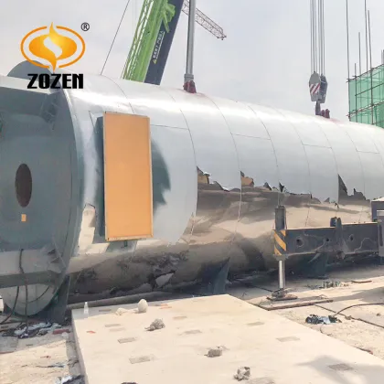 Industrial Oil Gas vertical thermal oil heater