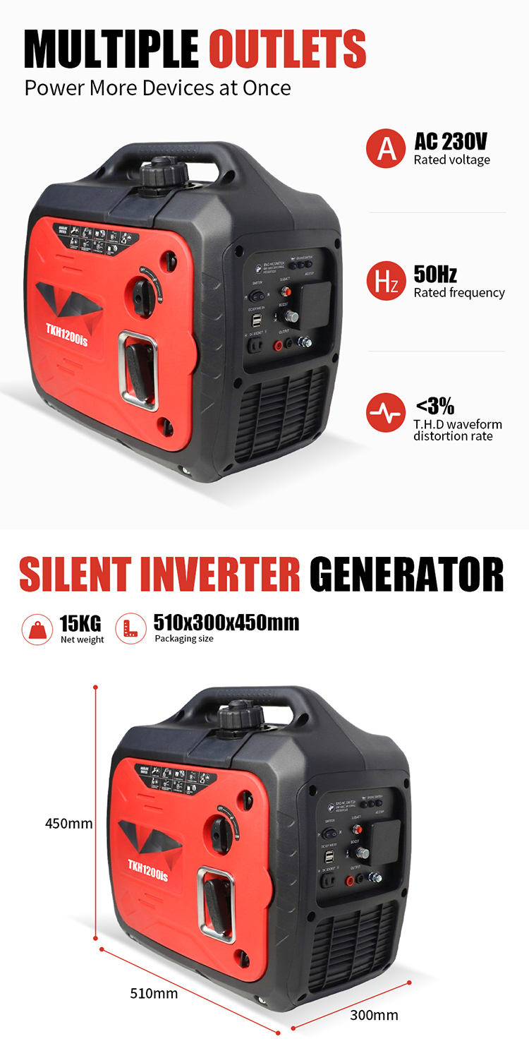 TKH1200is Gasoline Inverter Generator(6)