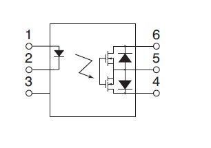 Aqv215a   He (high-function Economy) Type [1-channel (form A) Type] Relay Panasonic Low Signal Relays Dip