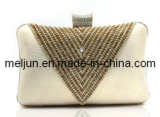 Silver Shining Stones Evening Bag