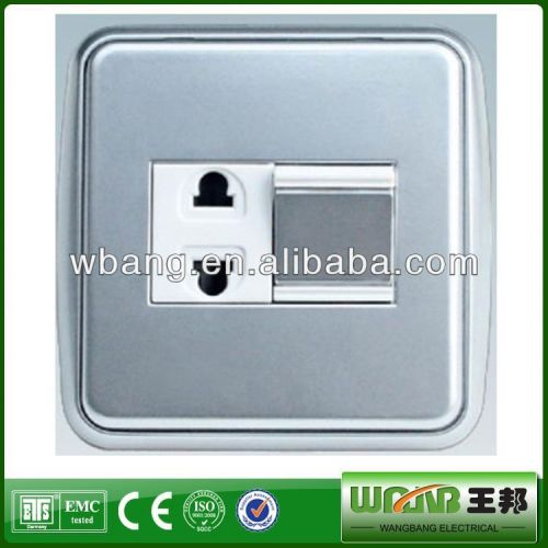 Pakistan Style 13 Amp Switched Socket, High Quality Pakistan Style 13