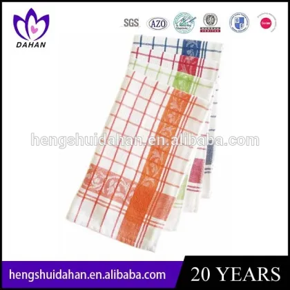 wholesale cotton jacquard kitchen towels cleaning cloth