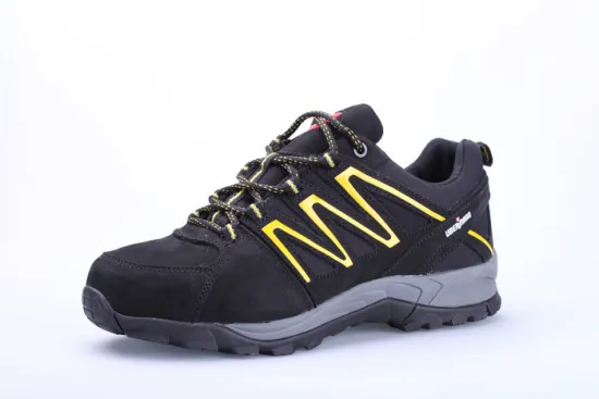 cow suede yellow decoration with new design shoes