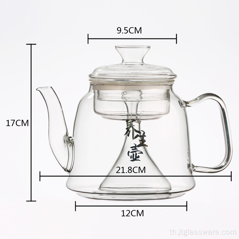กาต้มน้ำชาแบบตั้งพื้นสำหรับชาบานสะพรั่ง