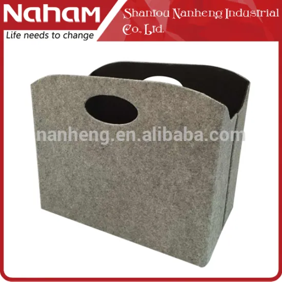 Durable office felt storage magazine totes basket