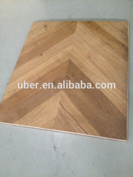 CE certified engineered oak parquet flooring waterproof and heating system