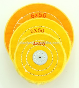 4'/5'/6' Inch Rough yellow Cloth Wheel, dental lab supplies