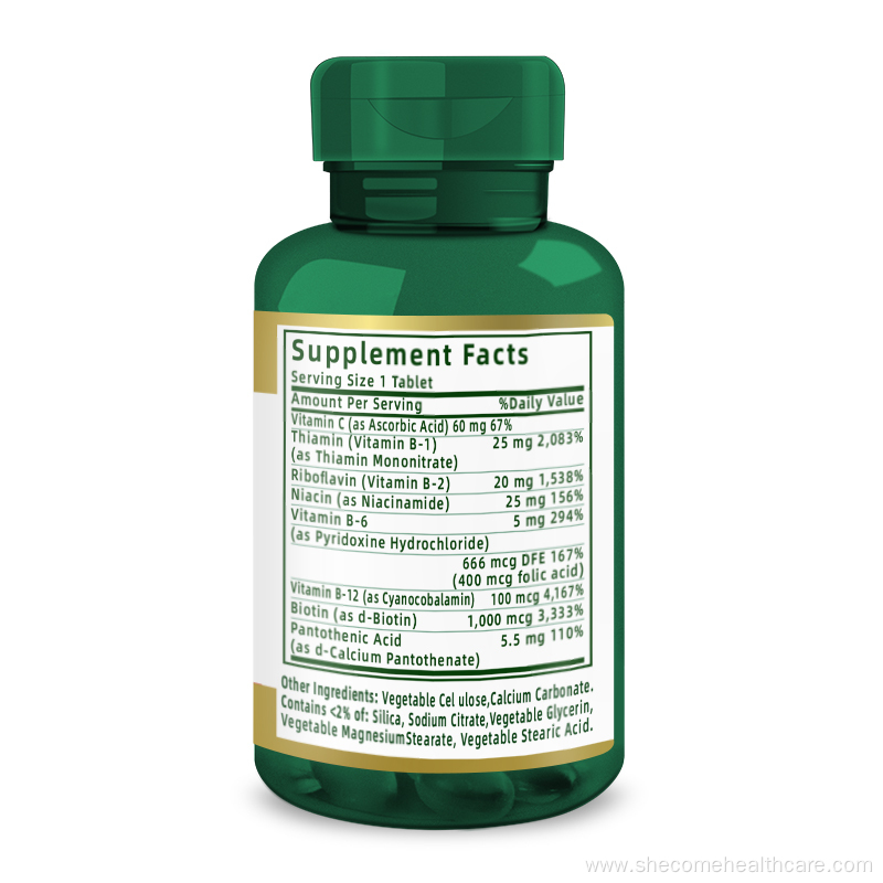 SuperB Complex with VitaminC Folic Acid Complex tablets