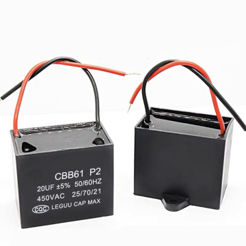 Lorida personalizzato CBB61 20UF 450V 5 Capacità a ventola da esterno rotonde AC 12V 600 V