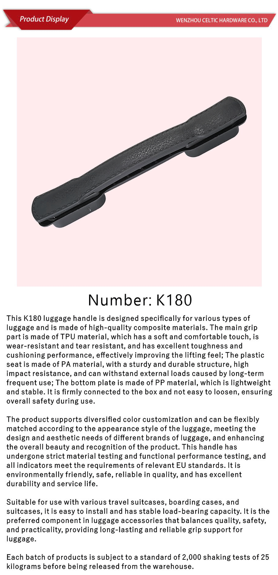 Sturdy Travel Handle