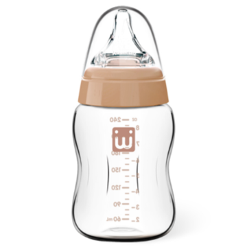 Botol Keperawatan Aman Wide Neck Glass Feeding Bottle