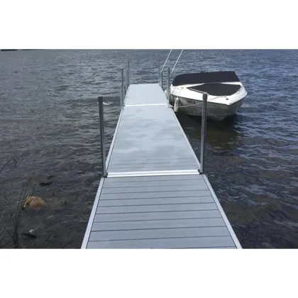 Aluminum Dock Pontoon Bridge Stationary Boat Docks
