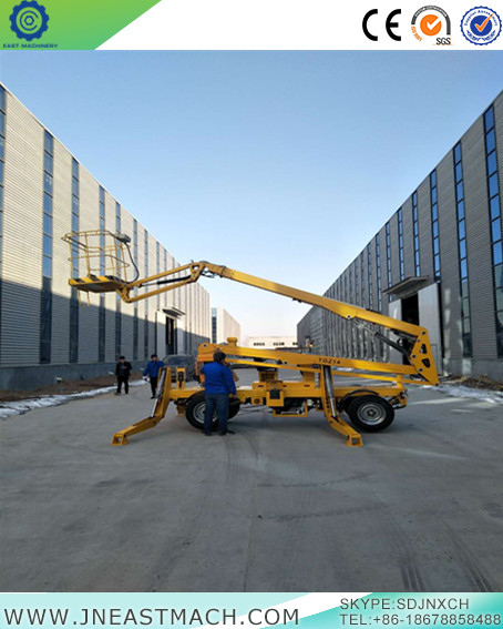 Elevador de articulação telescópico autodirecional de 16m