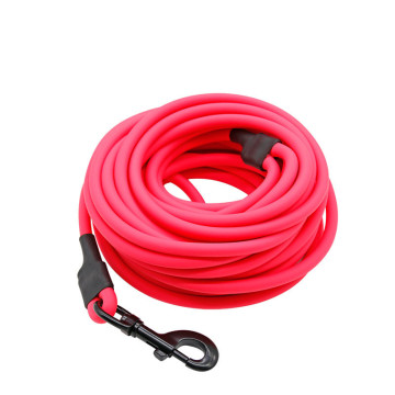 Round PVC Dog Leash Waterproof Outdoor Lead Rope